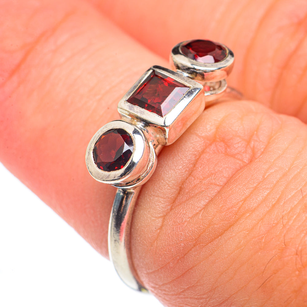 Garnet Rings handcrafted by Ana Silver Co - RING69709