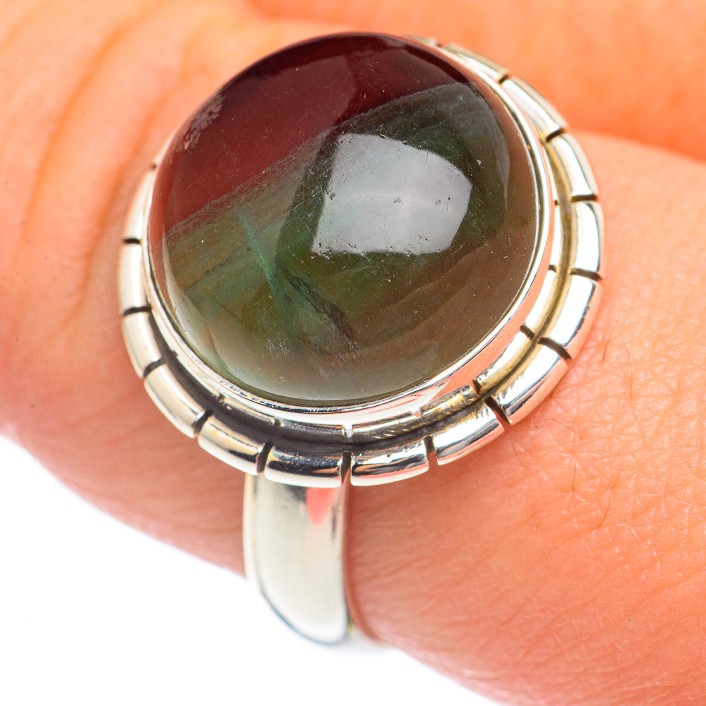 Green Fluorite Rings handcrafted by Ana Silver Co - RING69723
