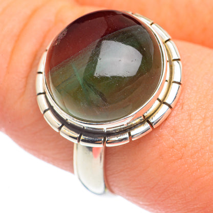 Green Fluorite Rings handcrafted by Ana Silver Co - RING69723