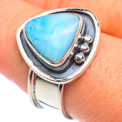 Larimar Rings handcrafted by Ana Silver Co - RING69729