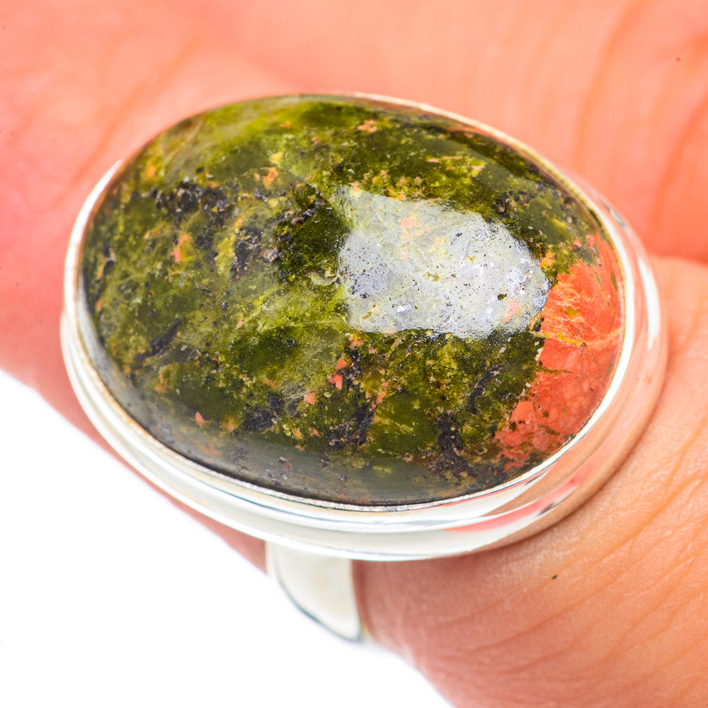 Unakite Rings handcrafted by Ana Silver Co - RING69733