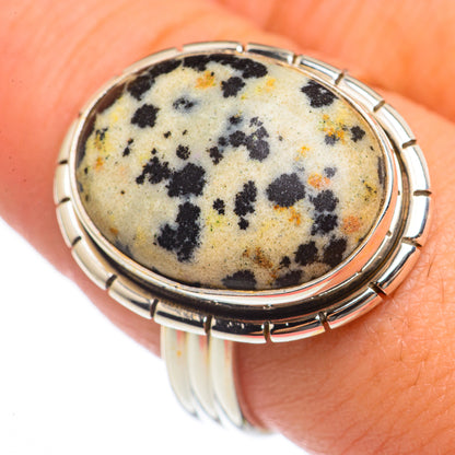 Dalmatian Jasper Rings handcrafted by Ana Silver Co - RING69735