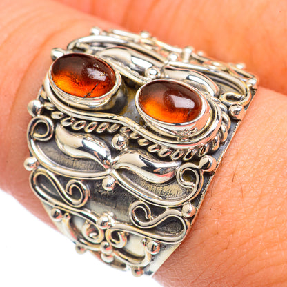 Baltic Amber Rings handcrafted by Ana Silver Co - RING69742