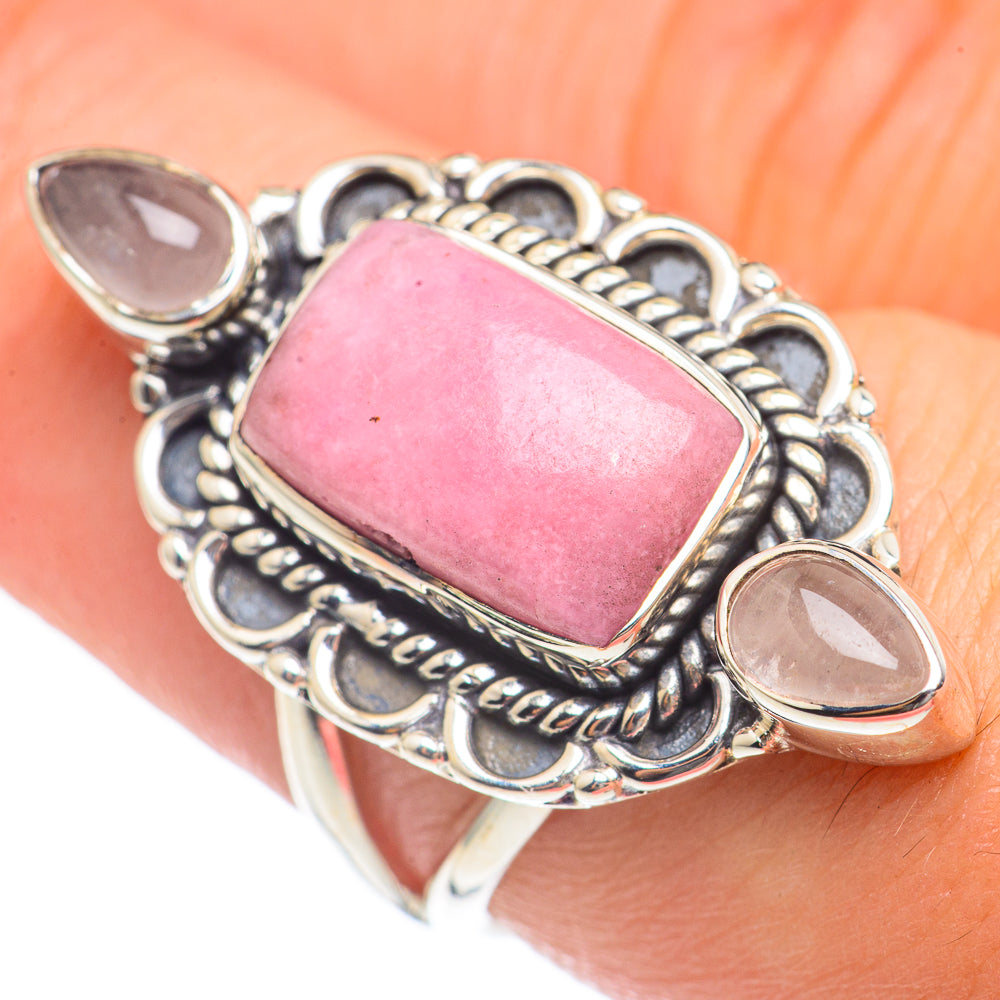Pink Opal Rings handcrafted by Ana Silver Co - RING69743