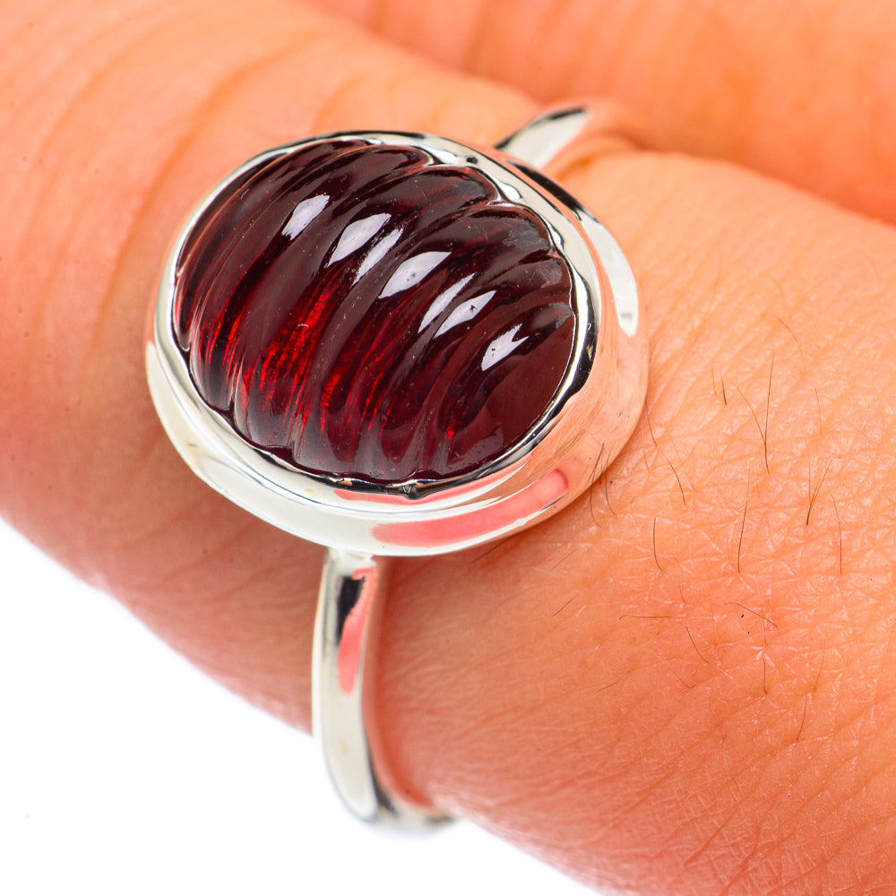 Garnet Rings handcrafted by Ana Silver Co - RING69746