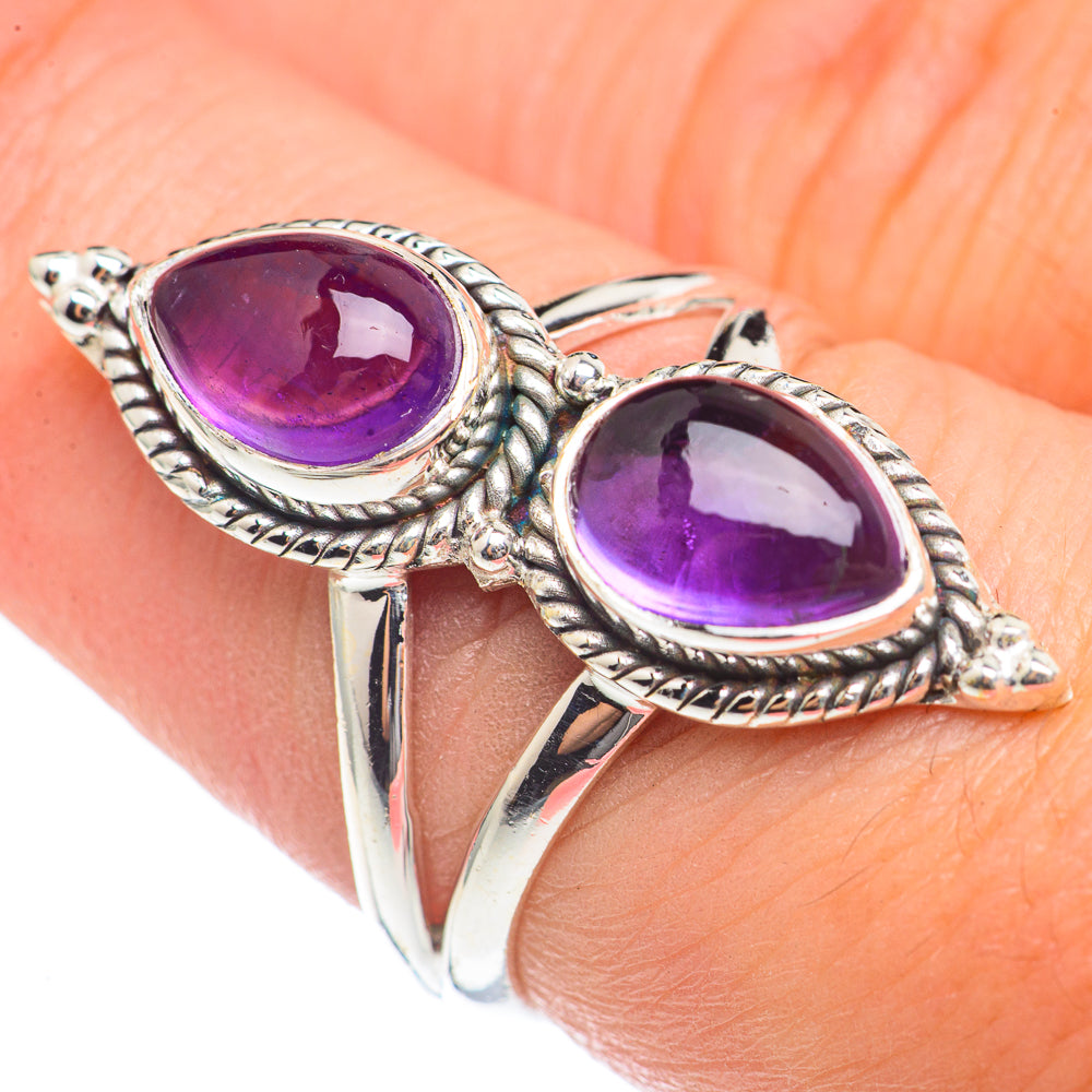 Amethyst Rings handcrafted by Ana Silver Co - RING69750