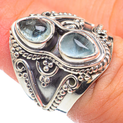 Aquamarine Rings handcrafted by Ana Silver Co - RING69765