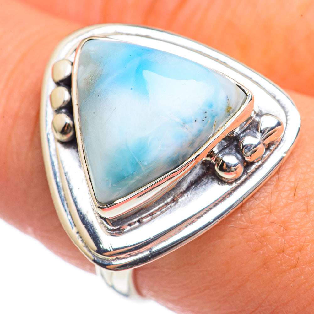 Larimar Rings handcrafted by Ana Silver Co - RING69767