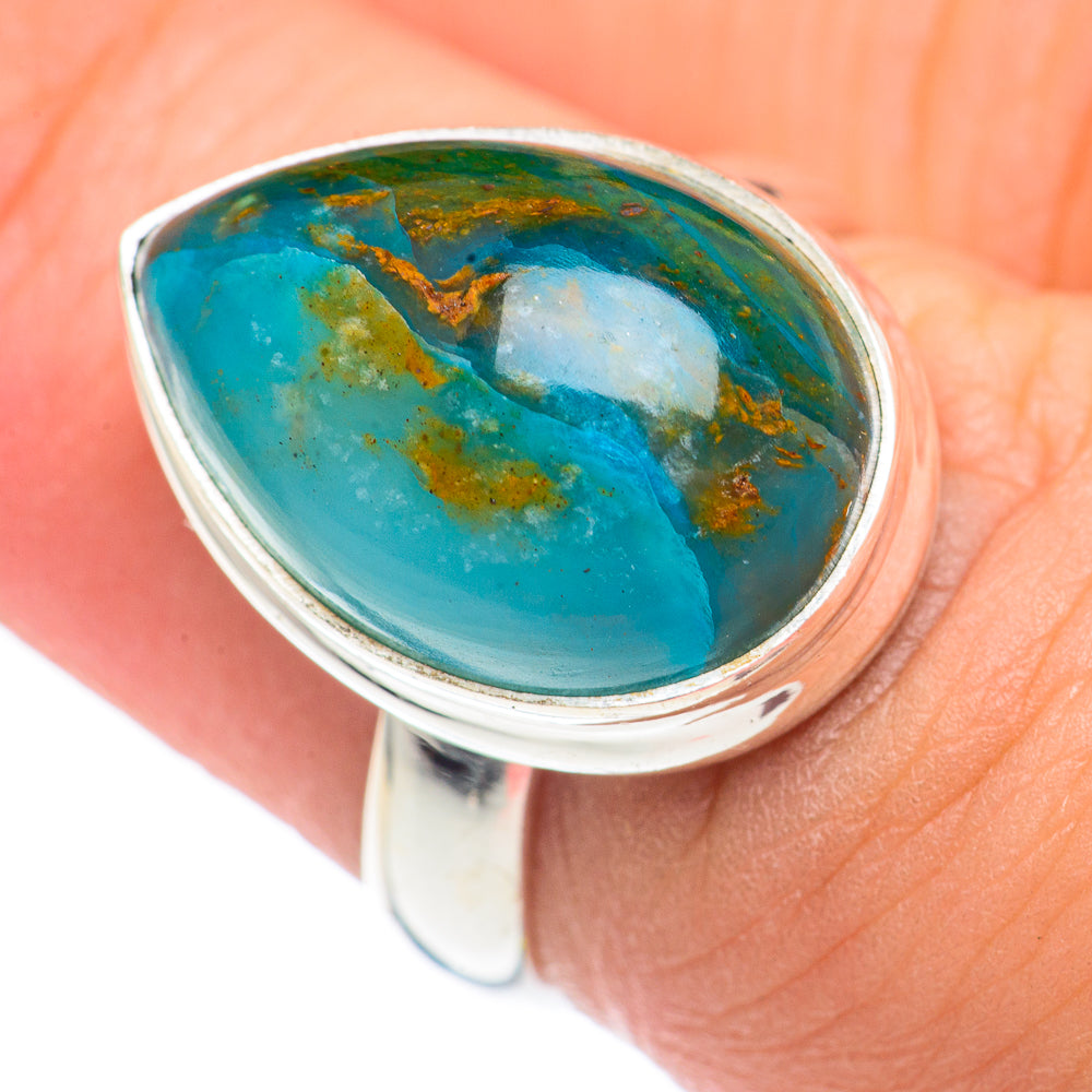 Peruvian Opal Rings handcrafted by Ana Silver Co - RING69769