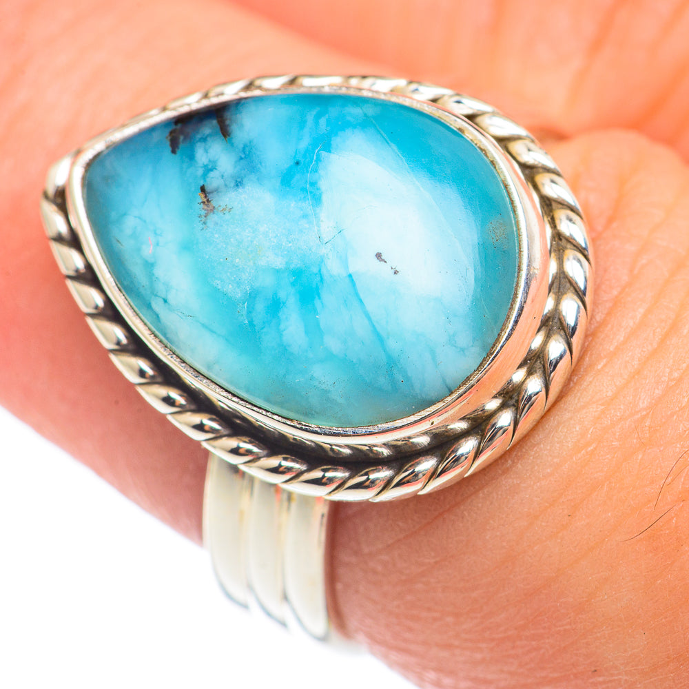 Peruvian Opal Rings handcrafted by Ana Silver Co - RING69770