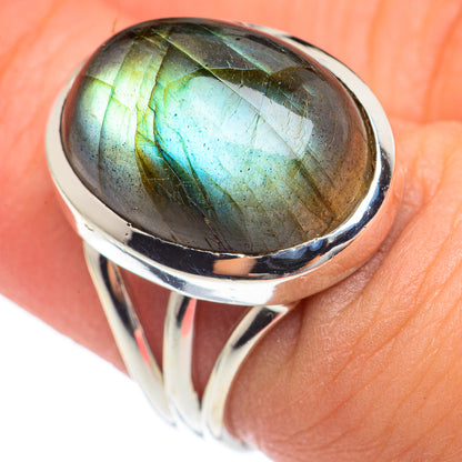 Labradorite Rings handcrafted by Ana Silver Co - RING69771