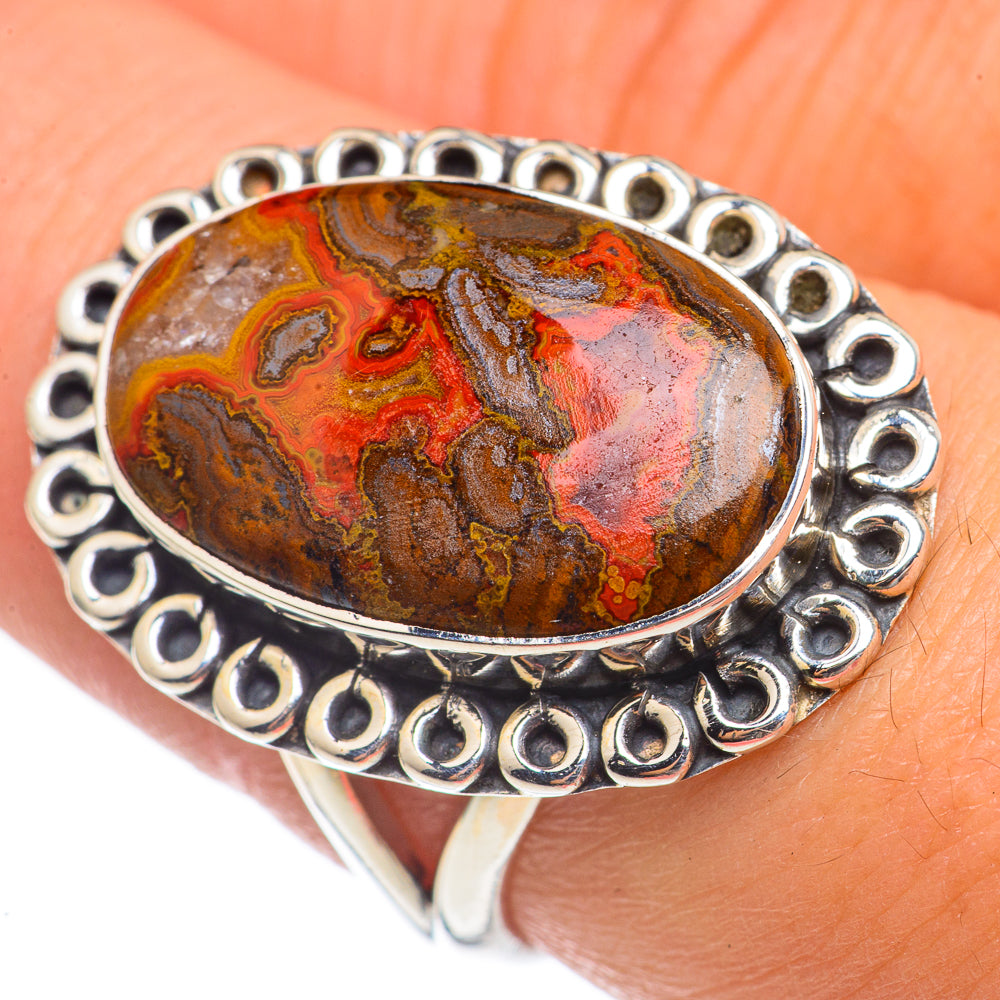 Mahogany Obsidian Rings handcrafted by Ana Silver Co - RING69774