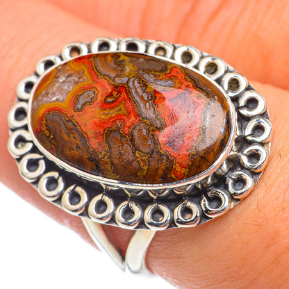 Mahogany Obsidian Rings handcrafted by Ana Silver Co - RING69774
