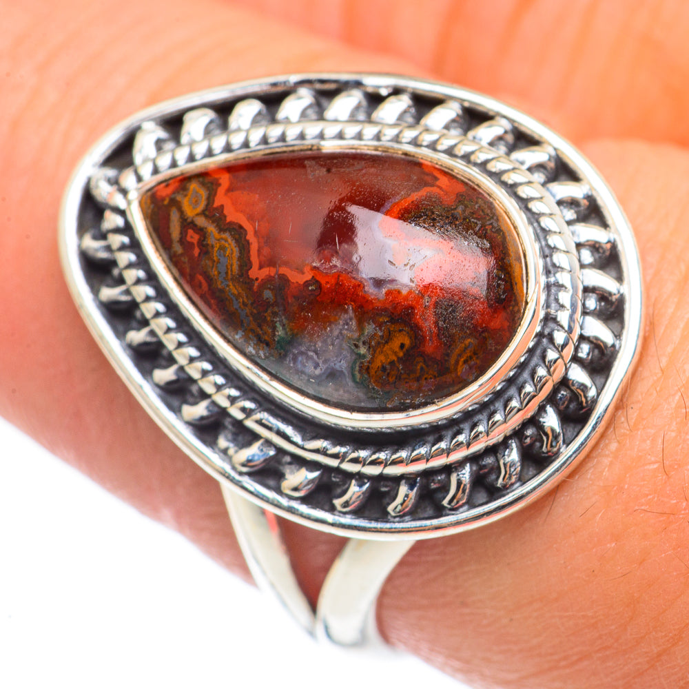 Mahogany Obsidian Rings handcrafted by Ana Silver Co - RING69779