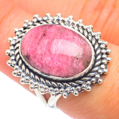 Rhodonite Rings handcrafted by Ana Silver Co - RING69783