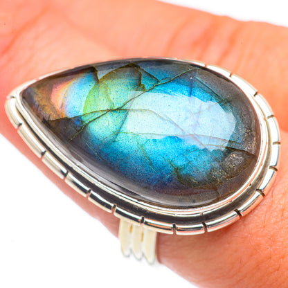 Labradorite Rings handcrafted by Ana Silver Co - RING69809