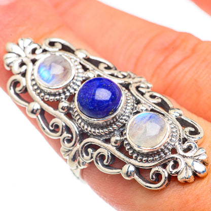 Lapis Lazuli Rings handcrafted by Ana Silver Co - RING69810