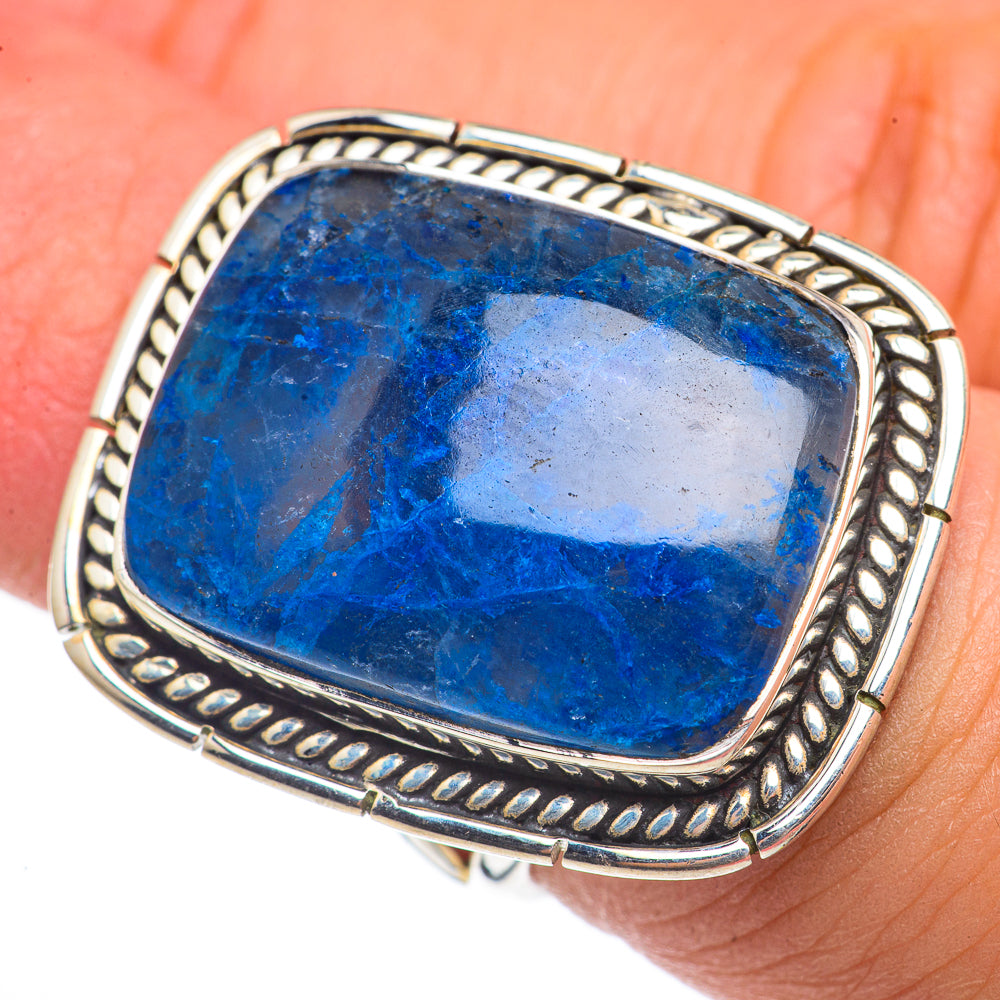 Chrysocolla In Quartz Rings handcrafted by Ana Silver Co - RING69813