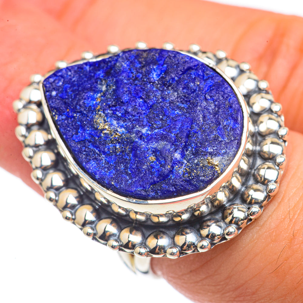 Lapis Lazuli Rings handcrafted by Ana Silver Co - RING69815