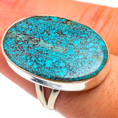 Tibetan Turquoise Rings handcrafted by Ana Silver Co - RING69817
