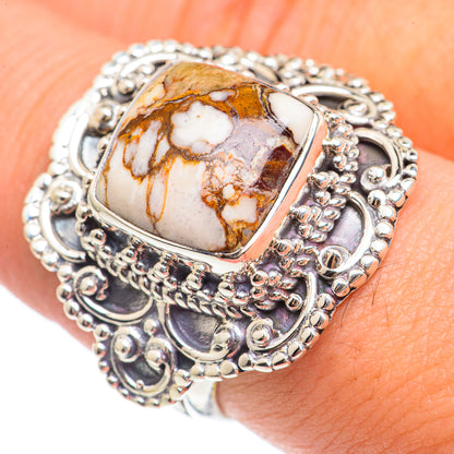 Peanut Wood Jasper Rings handcrafted by Ana Silver Co - RING69823
