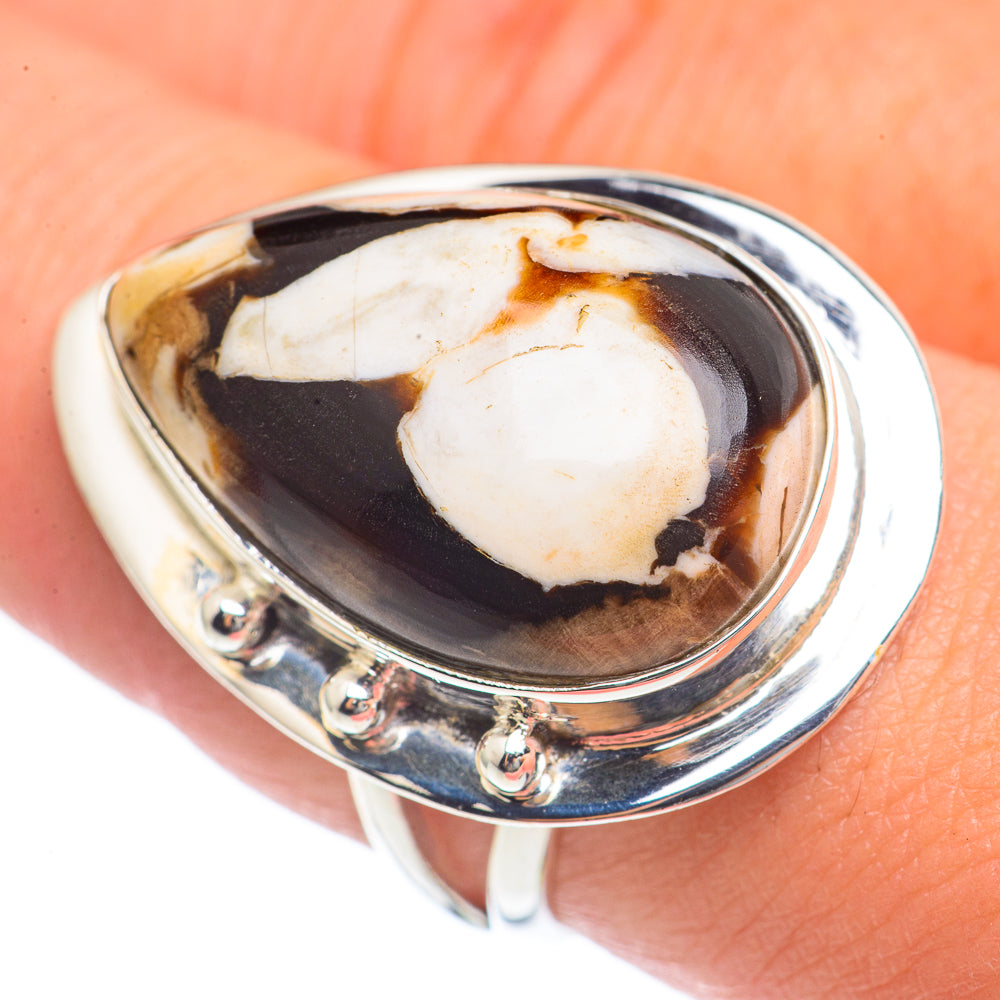 Peanut Wood Jasper Rings handcrafted by Ana Silver Co - RING69826
