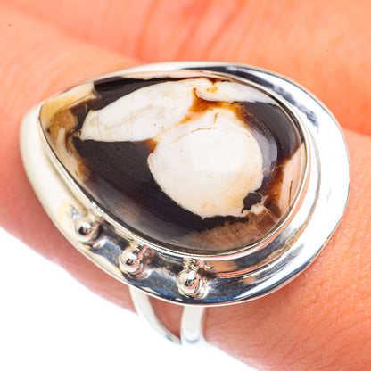 Peanut Wood Jasper Rings handcrafted by Ana Silver Co - RING69826