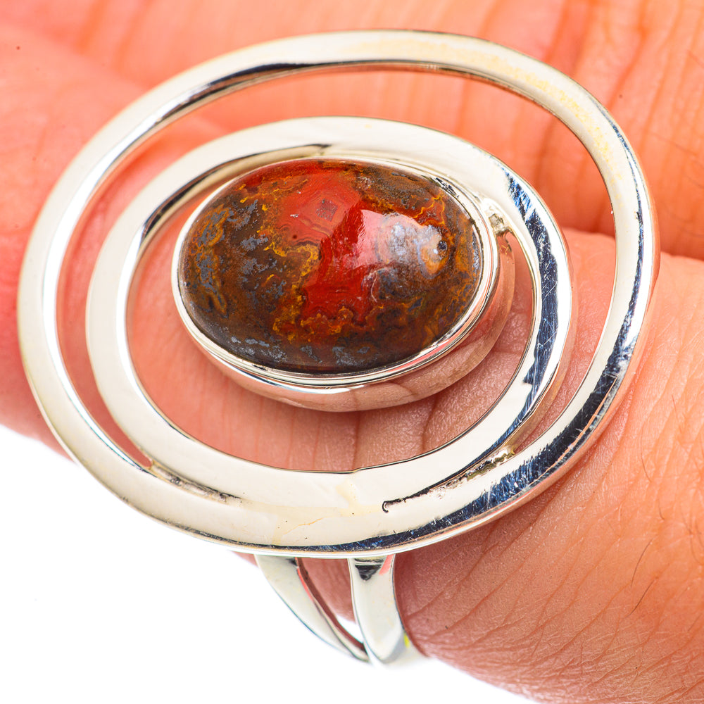 Mahogany Obsidian Rings handcrafted by Ana Silver Co - RING69827