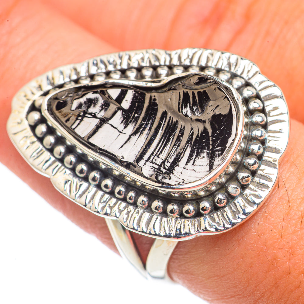 Shungite Rings handcrafted by Ana Silver Co - RING69842