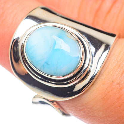 Larimar Rings handcrafted by Ana Silver Co - RING69856