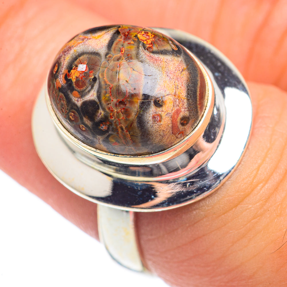 Poppy Jasper Rings handcrafted by Ana Silver Co - RING69867
