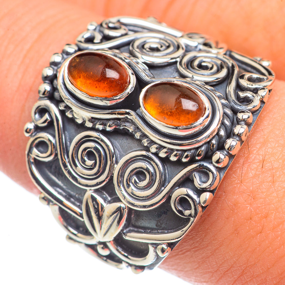 Baltic Amber Rings handcrafted by Ana Silver Co - RING69870