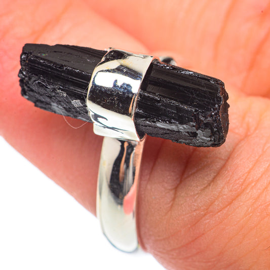 Black Tourmaline Rings handcrafted by Ana Silver Co - RING69879