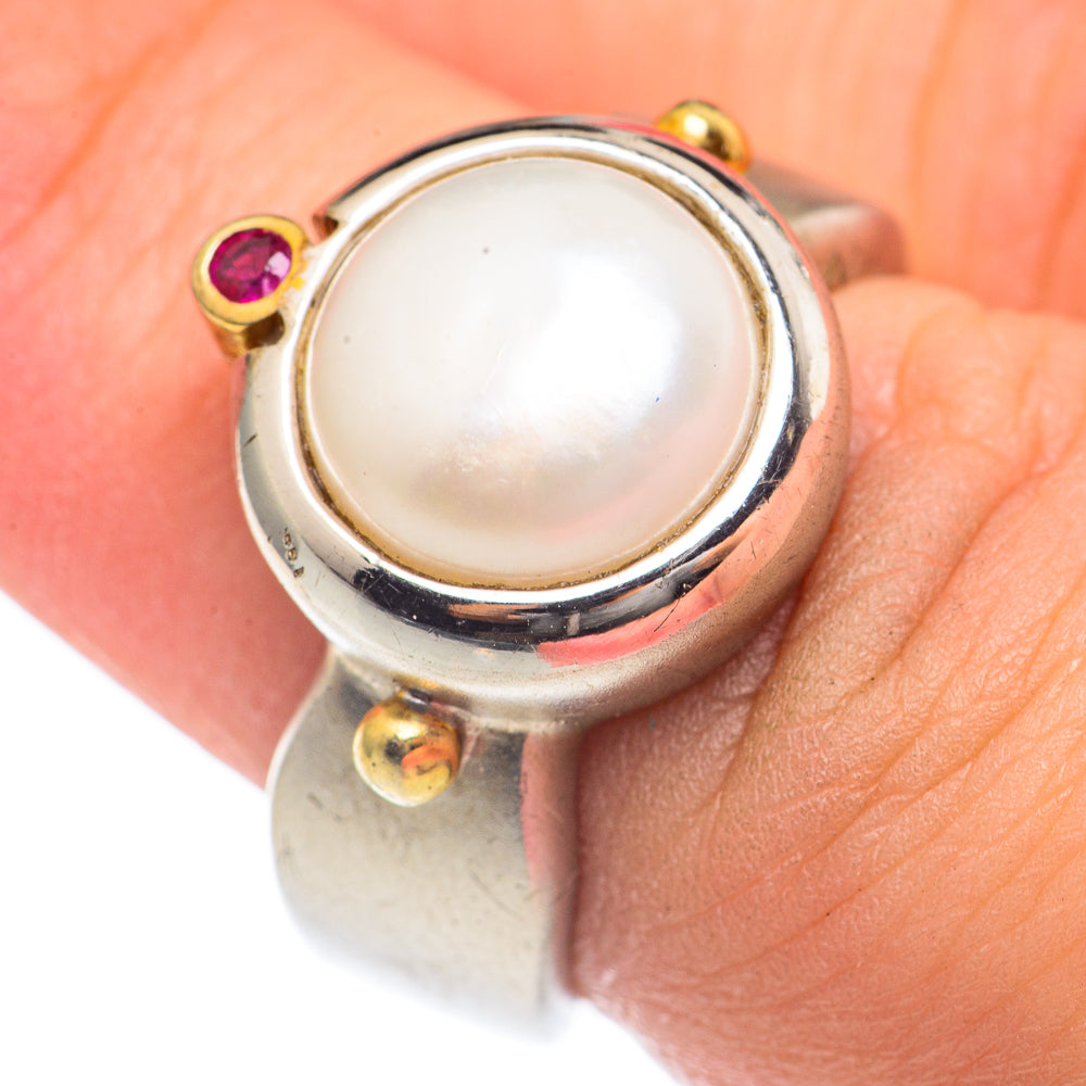 Cultured Pearl Rings handcrafted by Ana Silver Co - RING69886