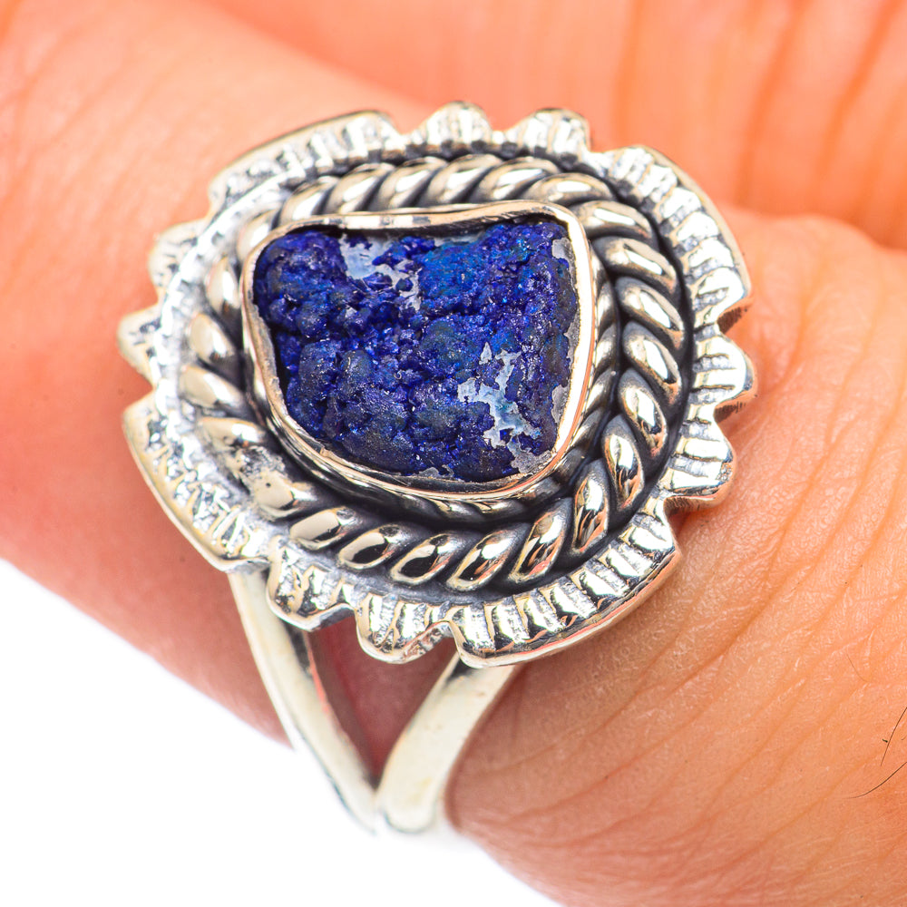 Azurite Rings handcrafted by Ana Silver Co - RING69890