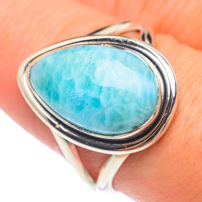 Larimar Rings handcrafted by Ana Silver Co - RING69891