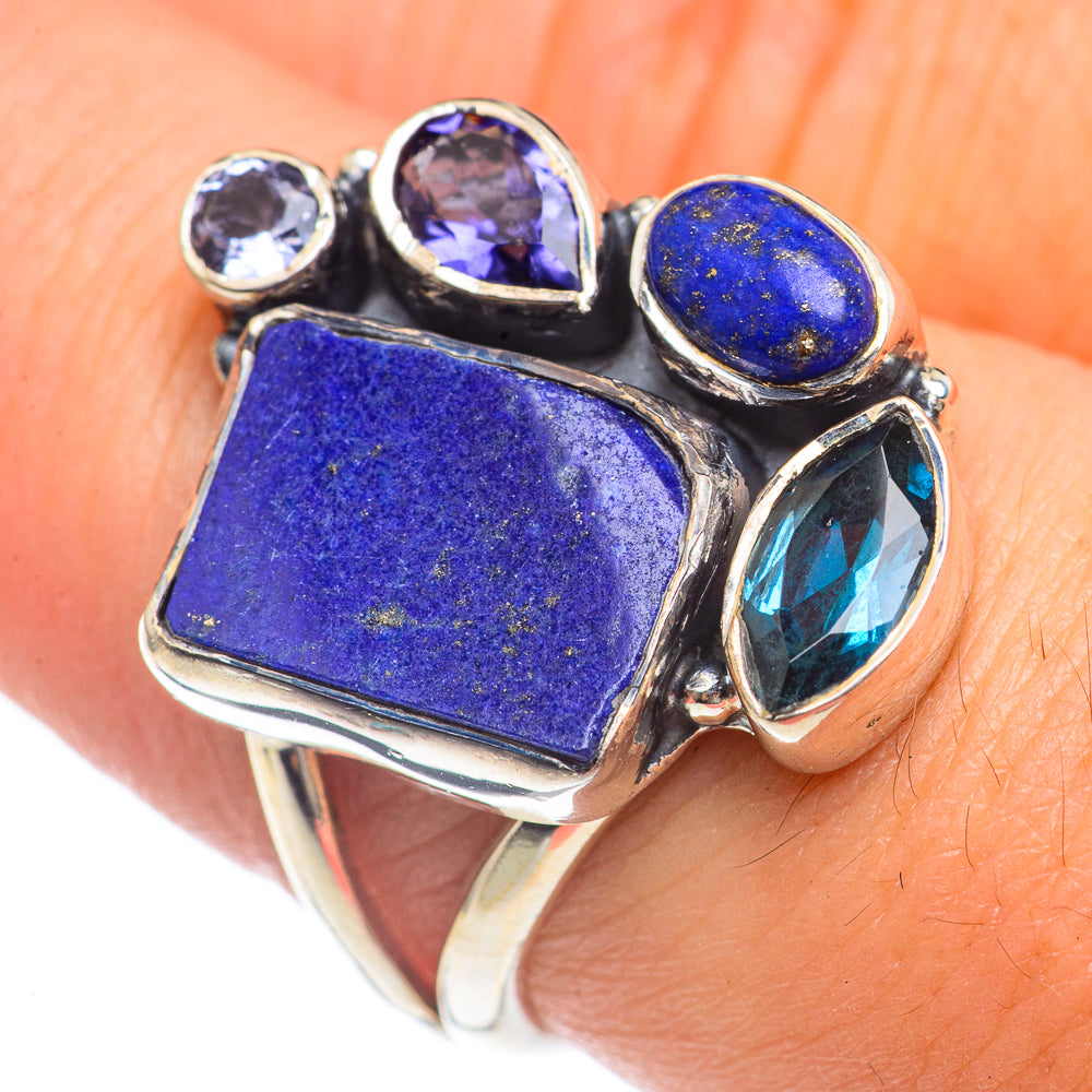 Lapis Lazuli Rings handcrafted by Ana Silver Co - RING69894