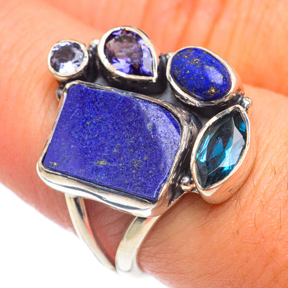 Lapis Lazuli Rings handcrafted by Ana Silver Co - RING69894