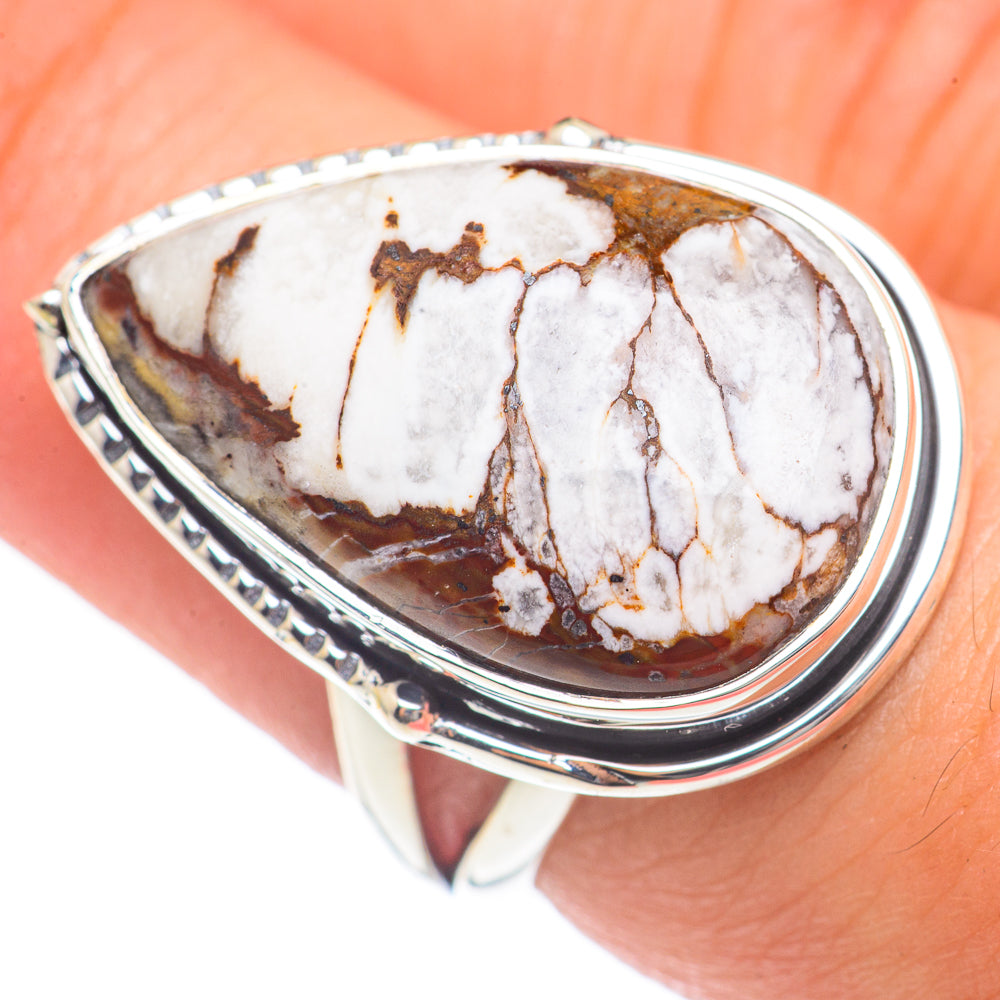 Peanut Wood Jasper Rings handcrafted by Ana Silver Co - RING69903