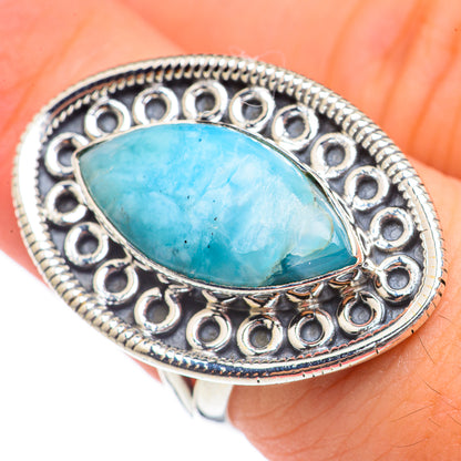 Larimar Rings handcrafted by Ana Silver Co - RING69916