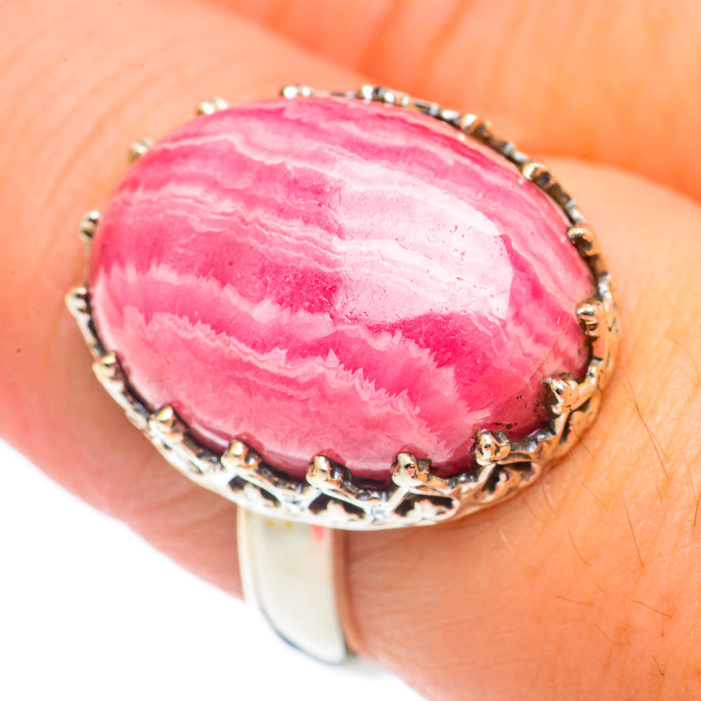 Rhodochrosite Rings handcrafted by Ana Silver Co - RING69934