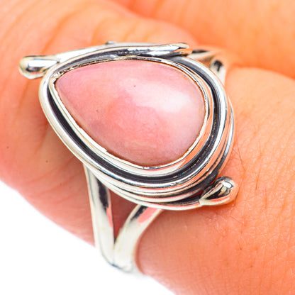 Pink Opal Rings handcrafted by Ana Silver Co - RING69935