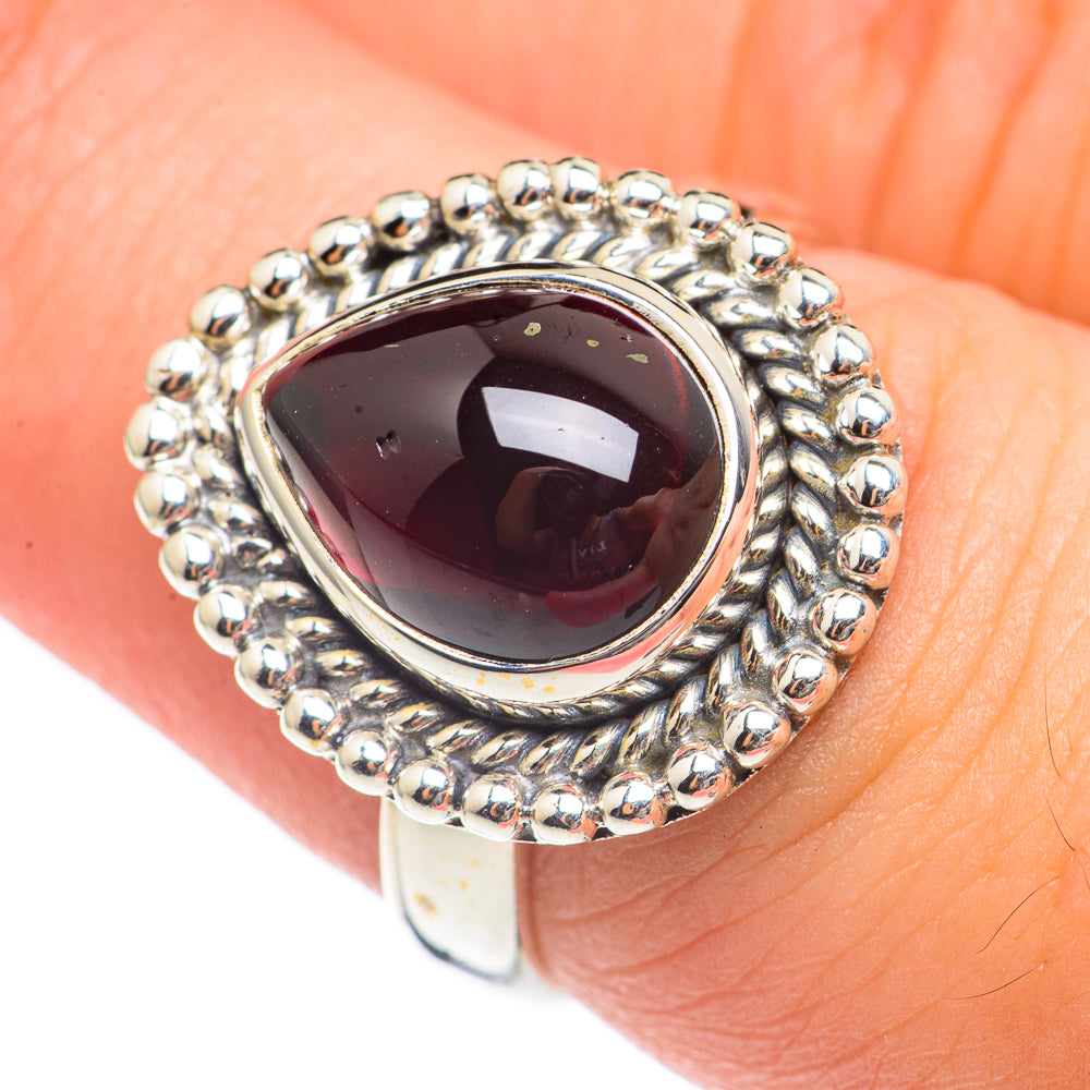 Garnet Rings handcrafted by Ana Silver Co - RING69938