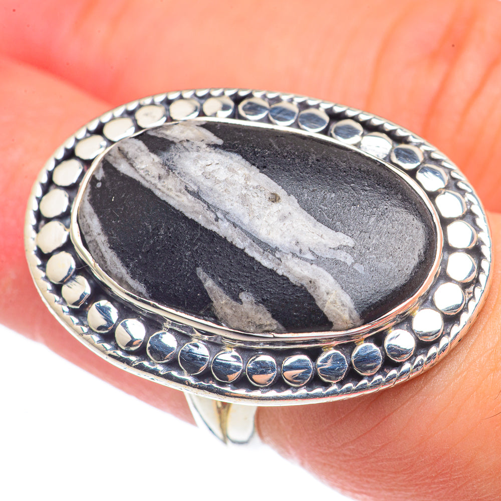 Pinolith Jasper Rings handcrafted by Ana Silver Co - RING69943