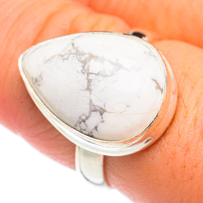 Howlite Rings handcrafted by Ana Silver Co - RING69945