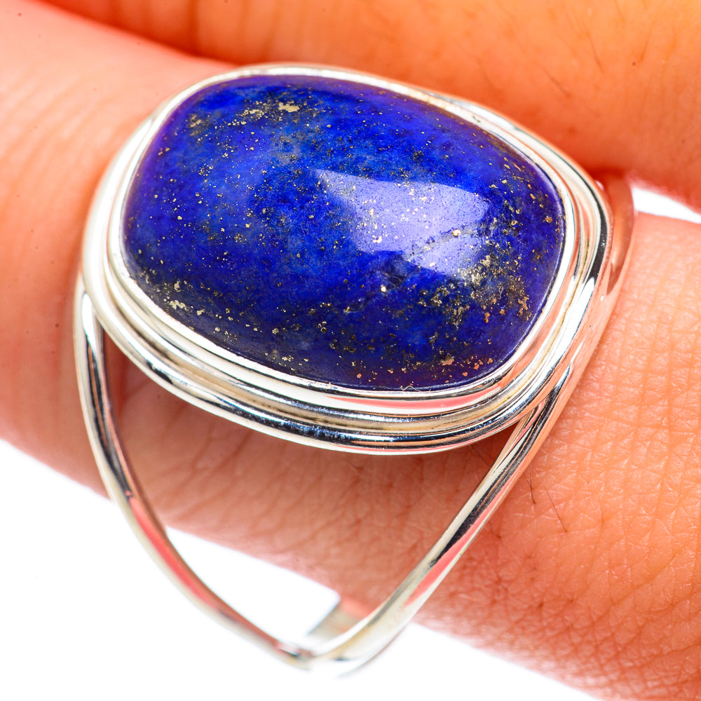 Lapis Lazuli Rings handcrafted by Ana Silver Co - RING69950