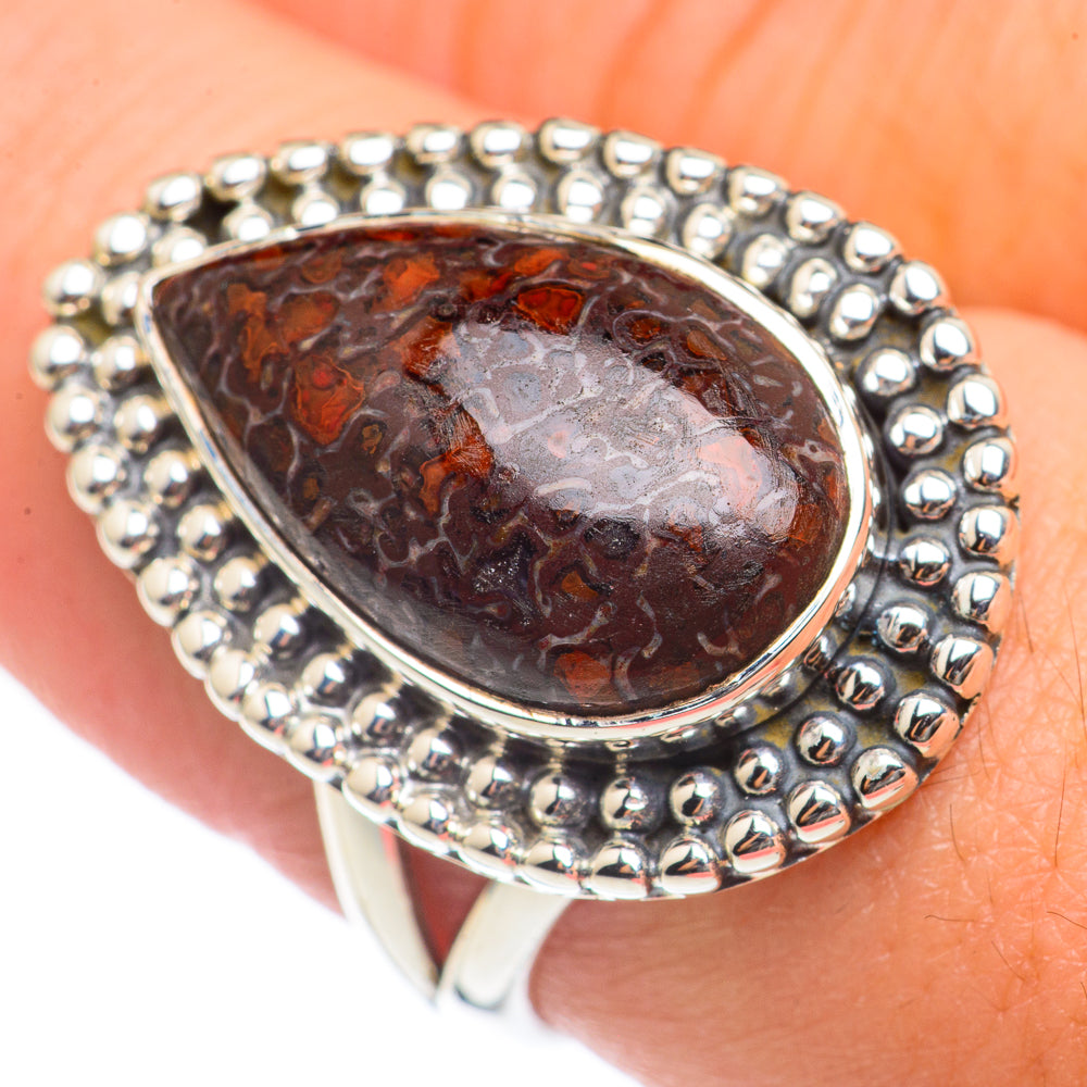 Dinosaur Bone Rings handcrafted by Ana Silver Co - RING69960