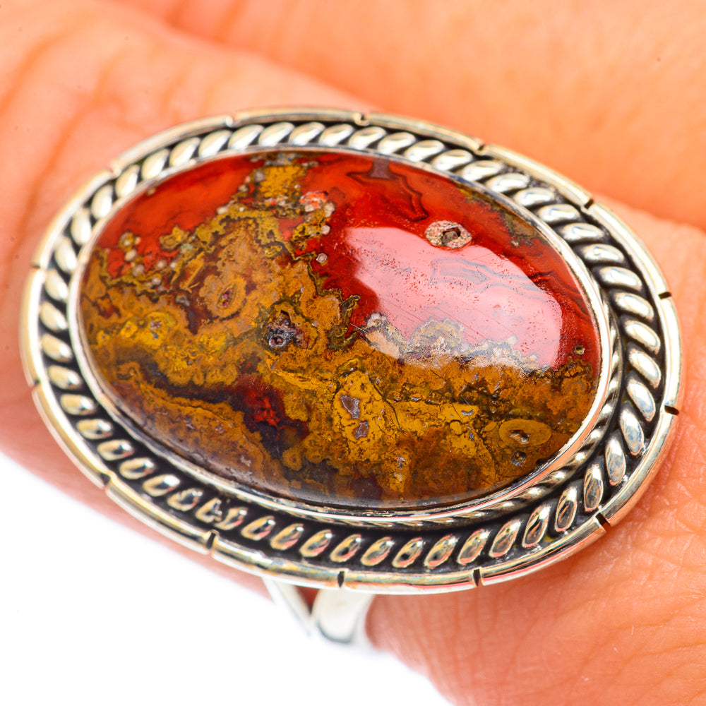Moroccan Agate Rings handcrafted by Ana Silver Co - RING69961