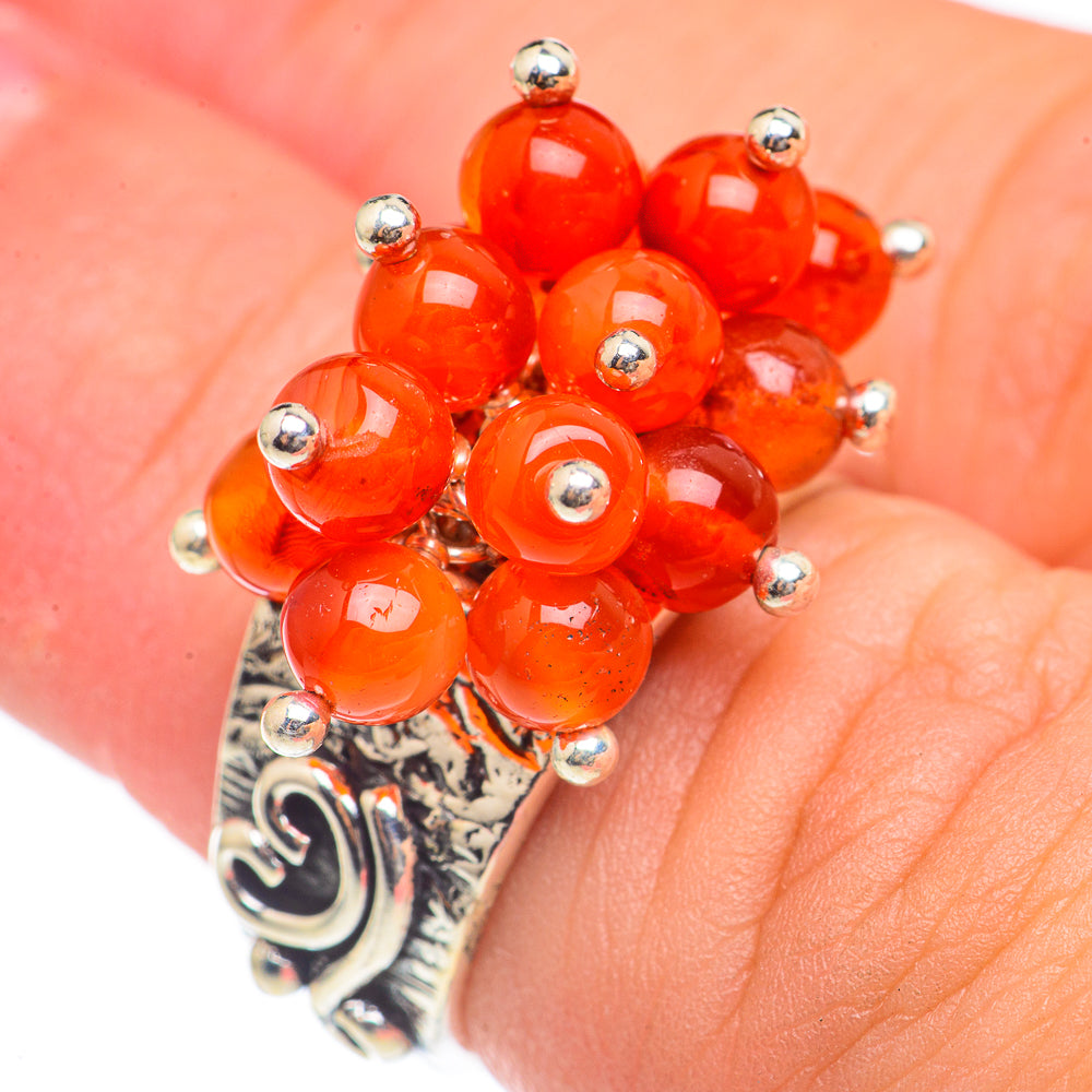 Carnelian Rings handcrafted by Ana Silver Co - RING69964