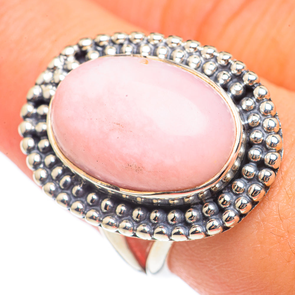 Pink Opal Rings handcrafted by Ana Silver Co - RING69967